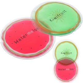 Gatuida 4pcs Reusable Gel Ice Packs for Injuries Ice Bags Fruit Design Cooling Packs