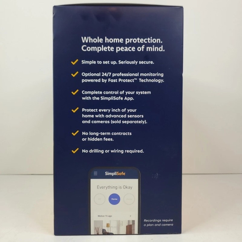 SimpliSafe Smart Home Security System (7-Piece Kit) – Base Station,