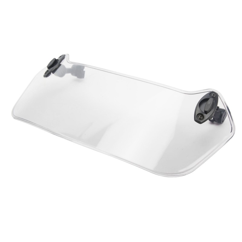 Motorcycle Windscreen Adjustable Clip On Windshield Universal Wind Deflector for