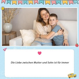 CheersLife Mother Daughter Bracelet Mother Son Bracelet Gift for Mother and Daughter Mother and Son Heart Bracelet for Girls Women Boys Matching Bracelets Set for 2 Mother's Day Back to School,