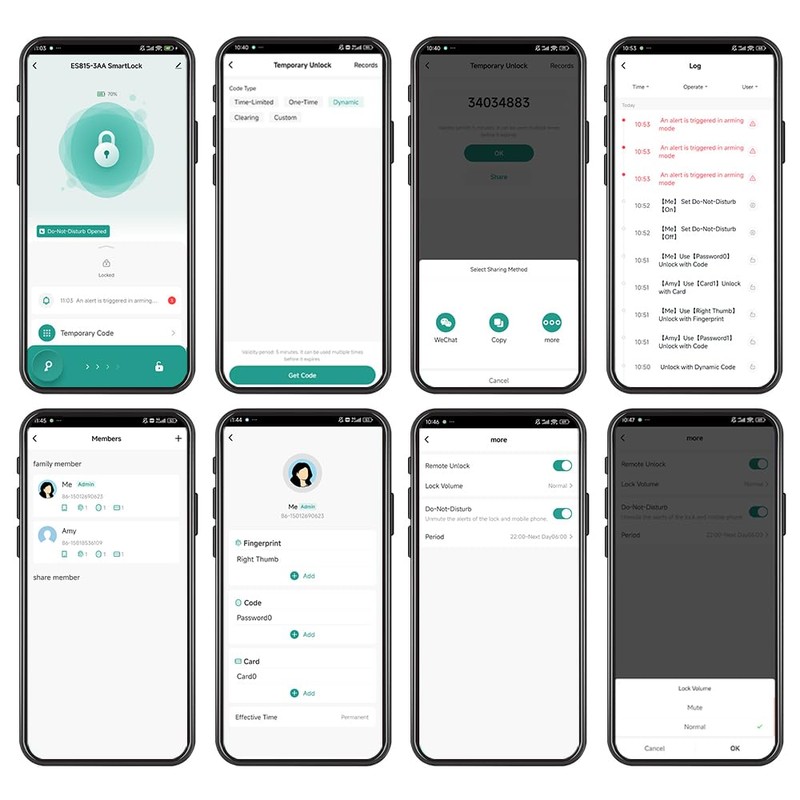 JASAG Tuya Smart APP Fingerprint Drawer Lock Cabinet Door Lock,