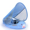 HECCEI Baby Swim Float Removable Canopy, Removable Assemble UV-Proof Canopy,