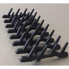 mspare Rubber Spikes for Upper Basket Dishwasher Suitable for AEG Electrolux Material No. 138018410