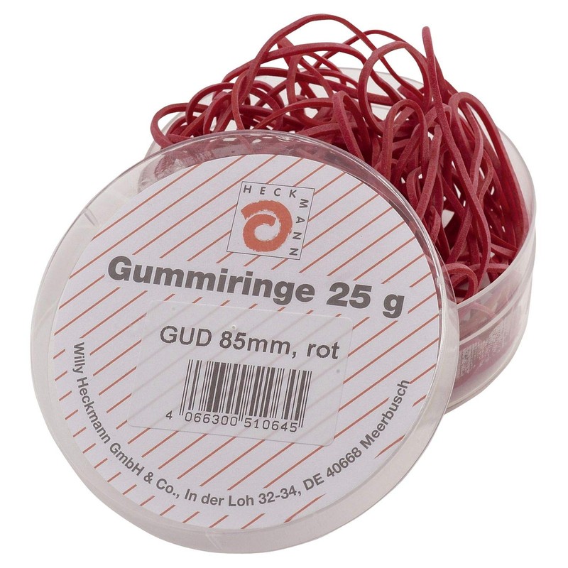 WIHEDÜ 510.064 Rubber Bands 85 mm with 25g Tub –