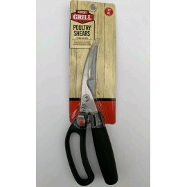 Expert Grill Poultry Shears ~ Notched Blade for bones.Locking handle. Easy clean