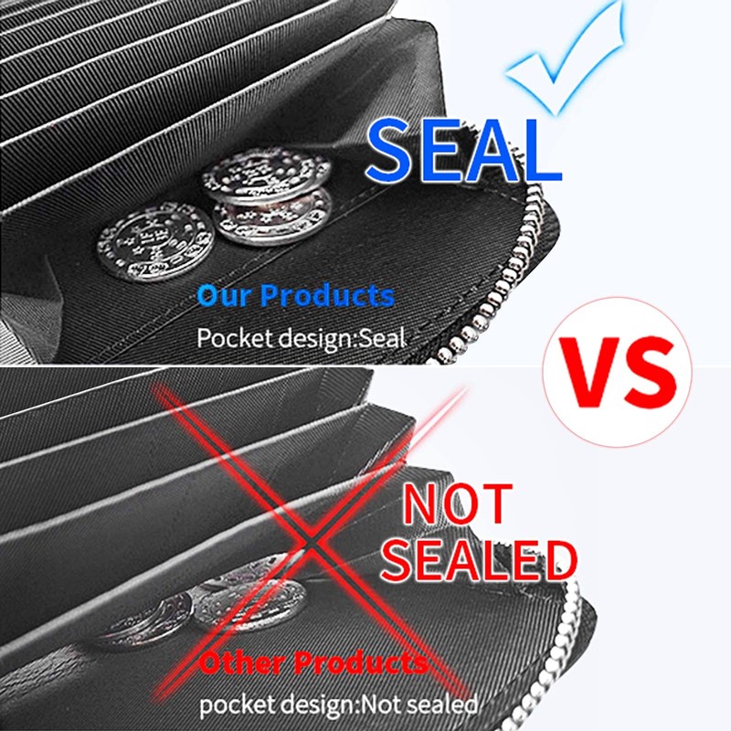 Goopai RFID 20 Card Slots Credit Card Holder Genuine Leather