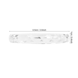 Glass Palette Cosmetic Mixing Plate Reusable Smooth for Nail Salon Shop for Nail Design