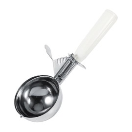 GOTOTOP Cuchara de Bola de Hielo, Cuchara de Acero Inoxidable para Galletas, Mango de Plástico, Cuchara para Helado, Servidor, Galleta, Fruta, Postre, Excavadora de Bolas, Tamaño (8CM)