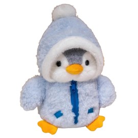 champracer Penguin Cuddly Toy, Cute Penguin Plush Toy, Stuffed Toy Cuddly Toy for Cuddling Play, Home Furnishing, Decorative Props for Boys and Girls (Blue)