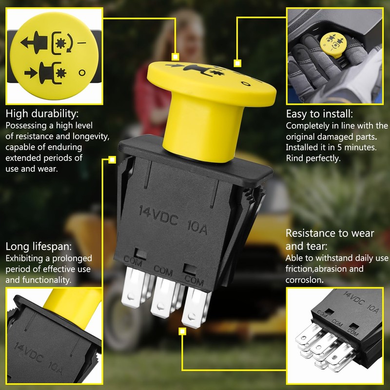 Eopzol 056-8058-00 PTO Switch for Bad BOY Mowers 070-1000-00 070-0056-00