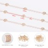 KYUNHOO 16.4 Feet 3MM Faux Pearl Bead Chain with Spool