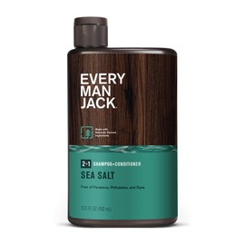 Every Man Jack, Champú 2 en 1 sal marina, 13.5 Fl Oz