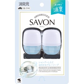 Sawaday 096055 Deodorizer SAVON Clip, 2 Piece, Blue Soap