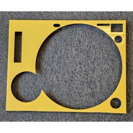 Technics YELLOW Faceplate Cover for SL1200MK2 /SL1210MK2 Turntable
