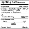 Lxcom Lighting 15W E12 LED Dimmable Corn Bulb-(4 Pack), 2835