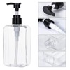 Yebeauty 2 Pack Pump Bottle Dispenser, 6.8oz 200ml Clear Refillable