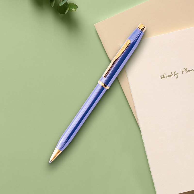 CROSS Century II Lavender Blue Ballpoint Pen [Premium Gift Box