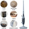 OVENTE 10-in-1 Steam Mop with Detachable Handheld Steamer, Foldable Handle