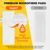 KEEPOW 8 Pack Karcher Steam Cleaner Pads, Steam Cleaner Accessories