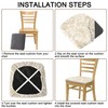 BVBOX Seat Covers Set of 4 for Dining Room Chairs