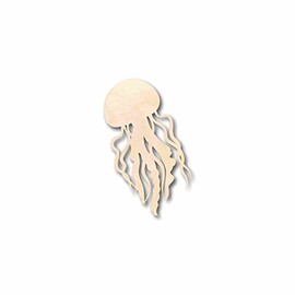 Unfinished Wood Jellyfish Jelly Fish Silhouette Craft up to 46" DIY 5" / 1/8"