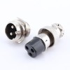 1 Set GX16 3Pins Aviation Plug Socket 3 Pin Screw