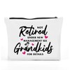 FBCCZEY Retirement Gifts Makeup Bag, Funny Retirement Gift for Women,