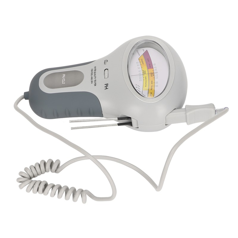 Water Chlorine and PH Meter Large Screen Battery Powered Portable