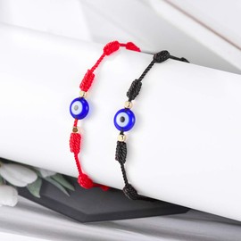 Tarsus Nazar Amulet Mal De Ojo Bracelet Blue Bad Eye Protection for Women Men Evil Eye Bracelets