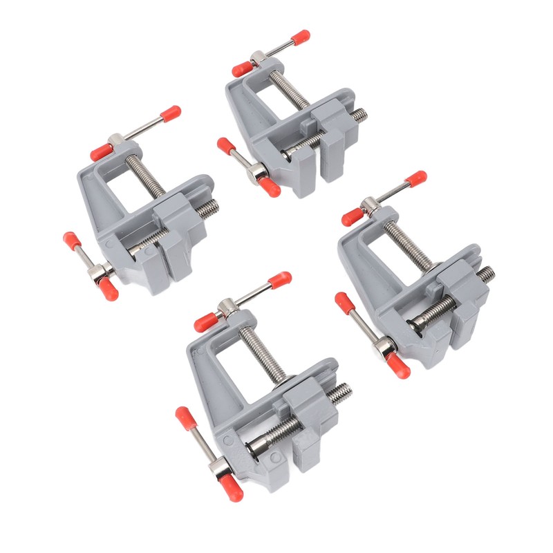 4PCS Portable Mini Table Clamp Aluminum Alloy Mini Bench Vice