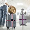 Hivia Set of 4 Suitcase Straps - Suitcase Straps 4
