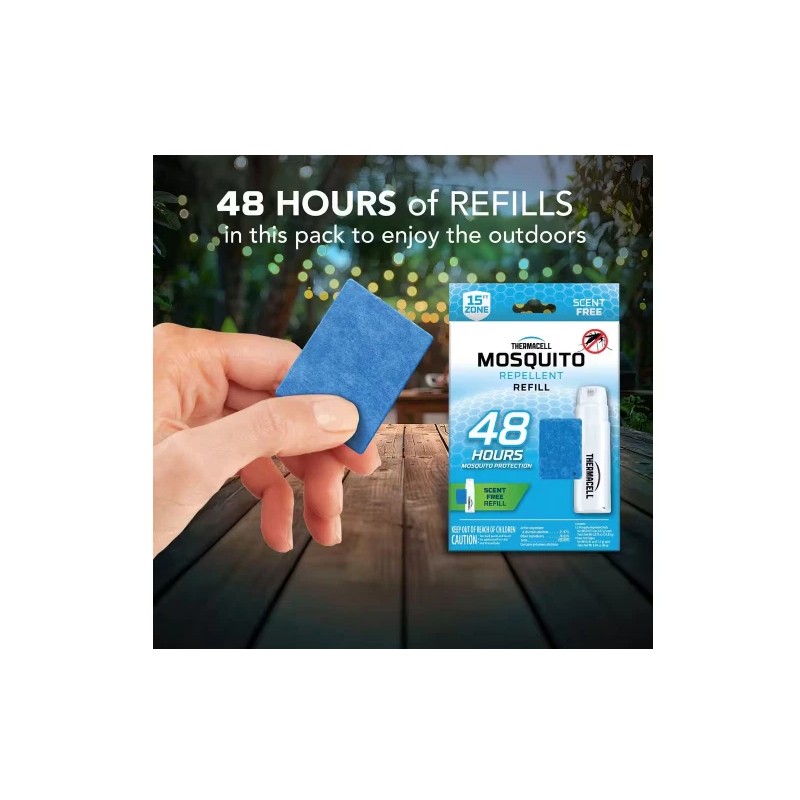 Thermacell Outdoor Mosquito Repellent Refills 48-Hour 15 ft. Coverage and