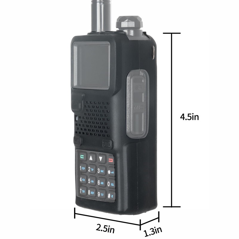 Ham Radio AR-5RM Rubber Soft Case Walkie Talkie Protective Cover