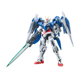 RG Mobile Suit Gundam 00 GN-0000+GNR-010 Double Raiser, 1/144 Scale, Color-coded Plastic Model
