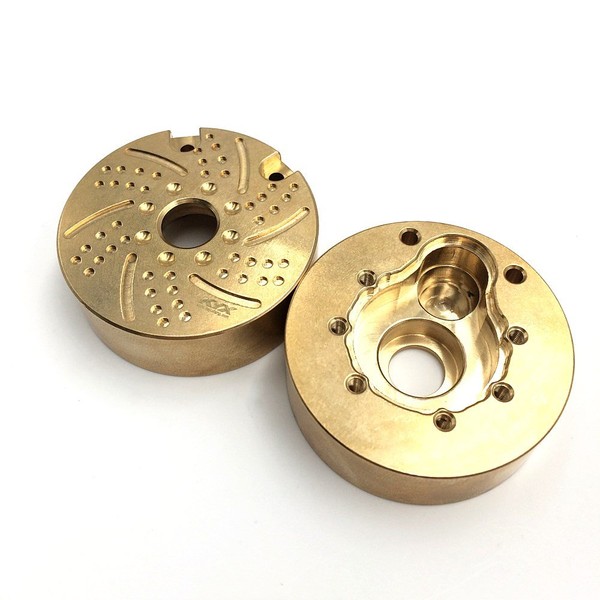 KYX Racing Brass Heavy Weight Outer Portal Drive Housing for 1/10 Rc Crawler TRX-4 118g/pcs