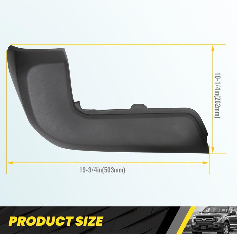 KUAFU Rear Bumper End Cap Compatible with 2016-2023 Toyota Tacoma
