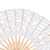 Abanico Plegable, Flor De Encaje Abanico Plegable Abanico Hecho A