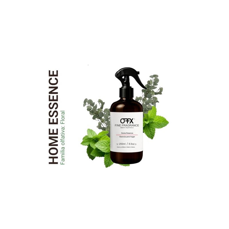 Fine Fragrance, Esencia para Hogar aroma Menta Eucalipto 250ml, ideal
