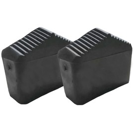 Ladder Feet Non-Slip Ladder Leg Cover - Replacement Ladder feet Caps 50x20mm 5x2cm - Pack of 2 - Black