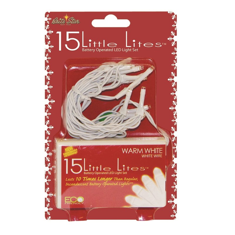 Brite Star Battery Operated 15 Lt Little Lites LED Light,