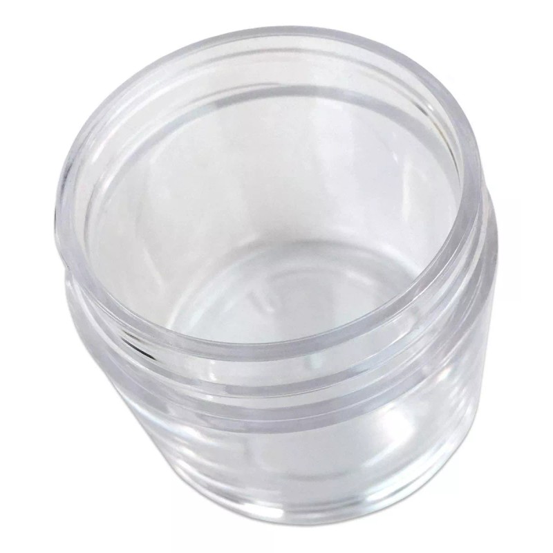 Belleza México 10 Frascos Vacios Para Acrilicos 1/4 Oz Uñas