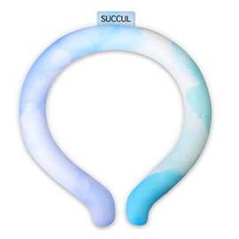 [Japan Design 2024 Edition] Neck Cooler, Cooling Ring, Cool Ring, Ice Neck Ring, Kids, Adult, Neck Cooling Ring, Cool Neck, Heat Stroke, Heat Prevention, Cold Cool (Gradient Blue/Purple, S)