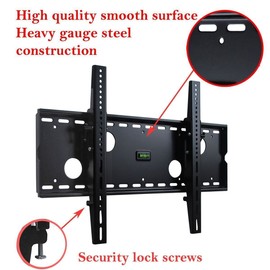 VideoSecu Adjustable Tilting Tilt TV Wall Mount Bracket for Most 37-70 inch LED LCD Plasma HDTV with VESA up to 710x450mm Load Capacity up to 165lbs MP501B C5S