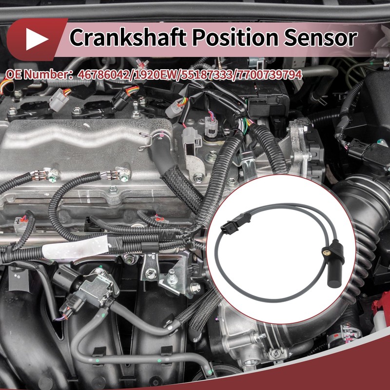 HEROFFIX 1 Pc Crankshaft Position Sensor for FIAT Punto 1.2