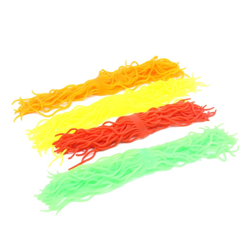 SAMSFX Fishing Fly Tying Materials Squirmy Wormy Soft Worm Lures