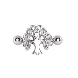 316L Stainless Steel Tree of Life Cartilage Cuff Earring