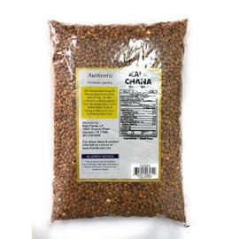 Rani Kala Chana (Desi Chickpeas Chana with skin) 128oz (8lbs) 3.63kg Bulk ~ All Natural | Gluten Friendly | NON-GMO | Vegan | Indian Origin