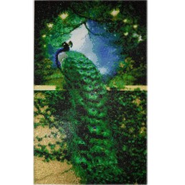 TOCARE Large Diamond Painting Peacock,Green Peacock Diamond Painting Kits for Adults 15.7x23.6Inch,Full Drill Diamond Art Kits for Adults Peacock for Home Wall Decor
