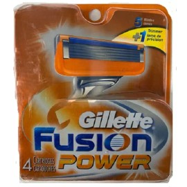 Gillette Fusion5 Power Razor Blades, 4 Cartridges