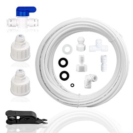 Water Filter Hose 1/4, Water Inlet Pipe Universal Connection Set, Fridge Hose, Connection Set for Refrigerator, Side By Side Connection Set